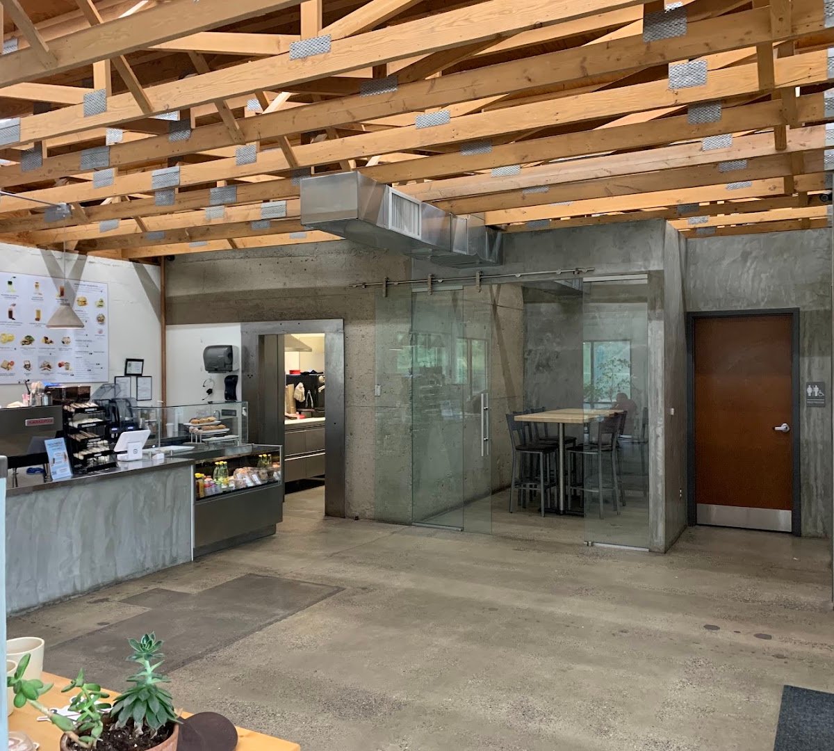 Interior of Copper Cup Lancaster, specialty coffee shop in Lancaster