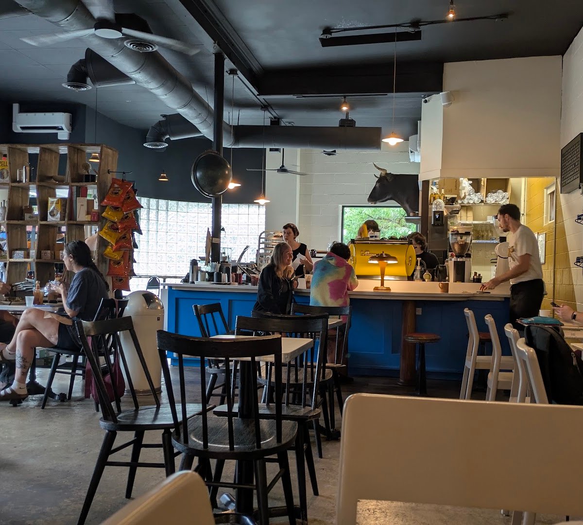 Interior of Pearson's, specialty coffee shop in Rochester