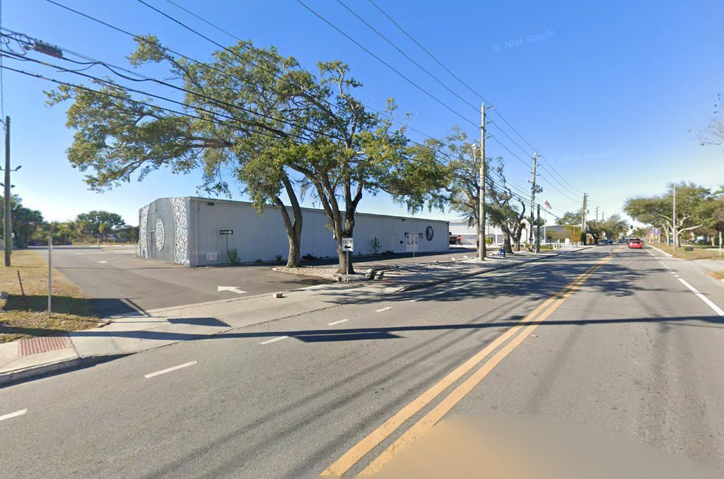 Storefront of St. Pete Coffee, specialty coffee shop in Tampa-St. Petersburg