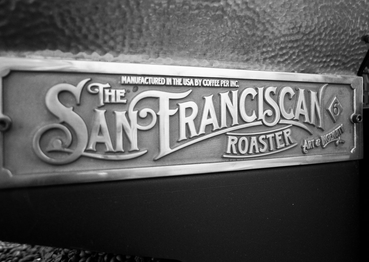 Signage at St. Pete Coffee, specialty coffee shop in Tampa-St. Petersburg