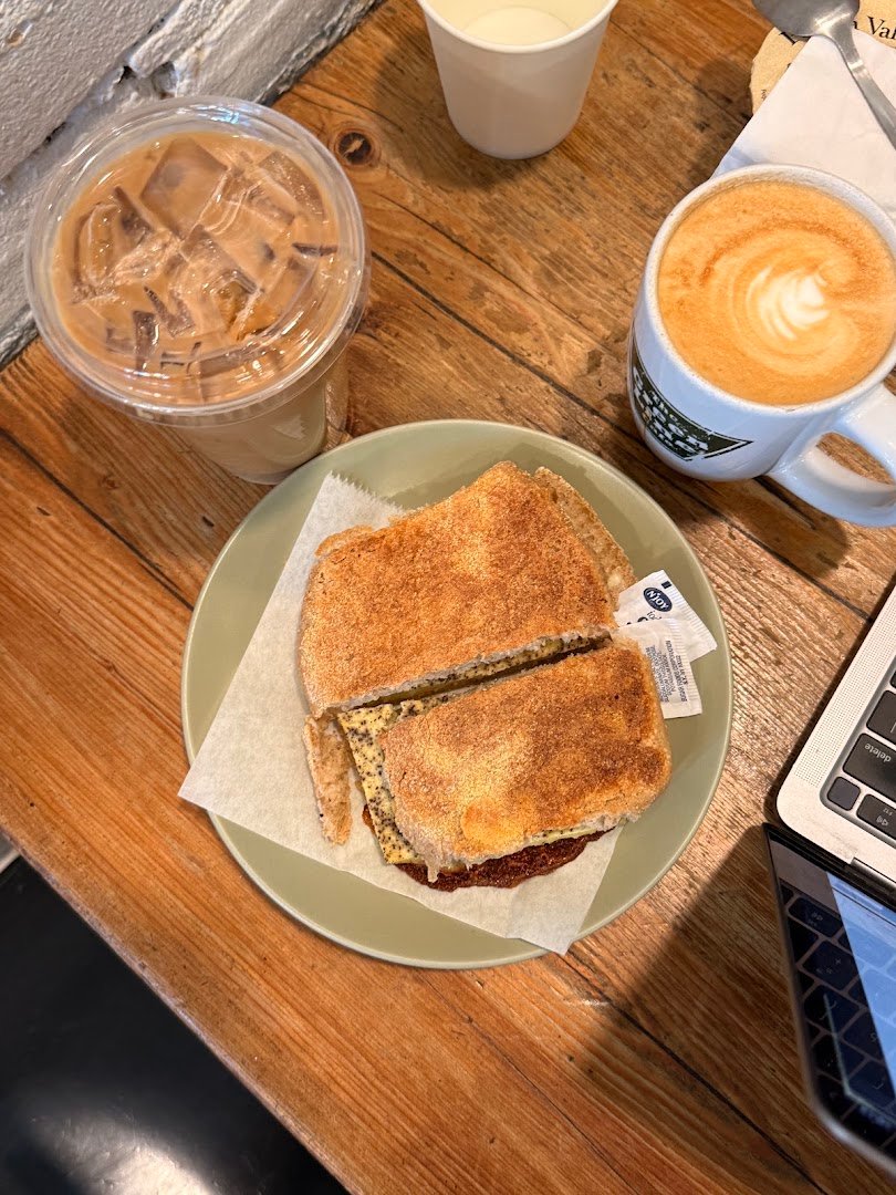 Coffee at Green Line Cafe, specialty coffee shop in Philadelphia