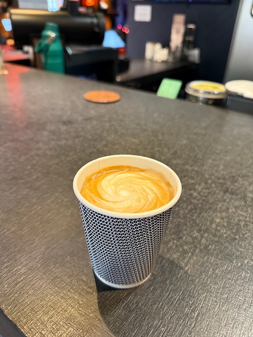 Coffee at Burnside Coffee Bar, specialty coffee shop in Sacramento