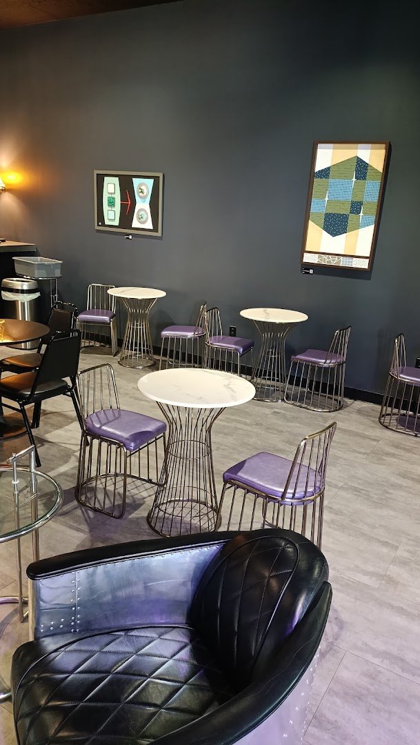 Interior of Burnside Coffee Bar, specialty coffee shop in Sacramento