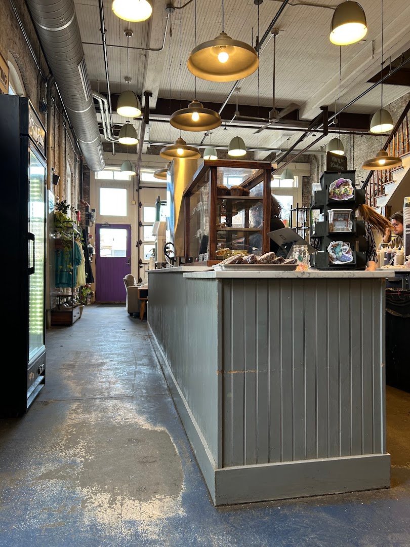 Interior of Ironclad Coffee Roasters & Baking Co., specialty coffee shop in Richmond