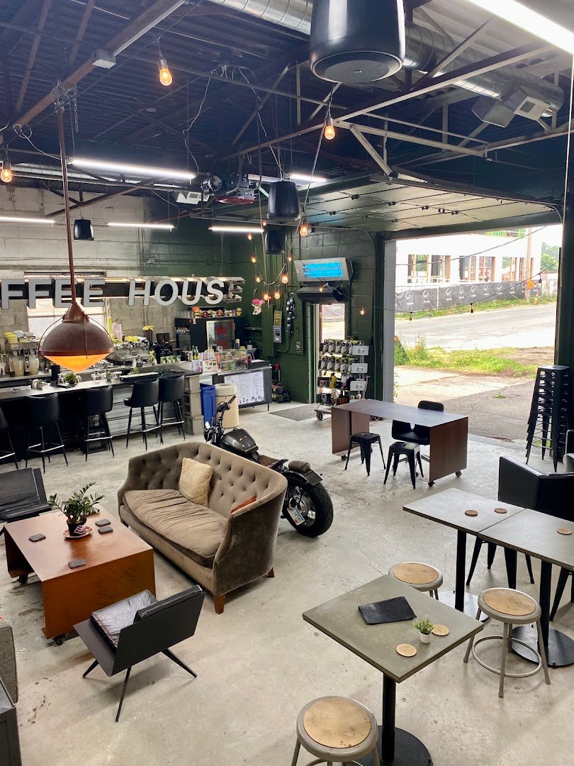 Interior of Misfit Coffee, specialty coffee shop in Minneapolis