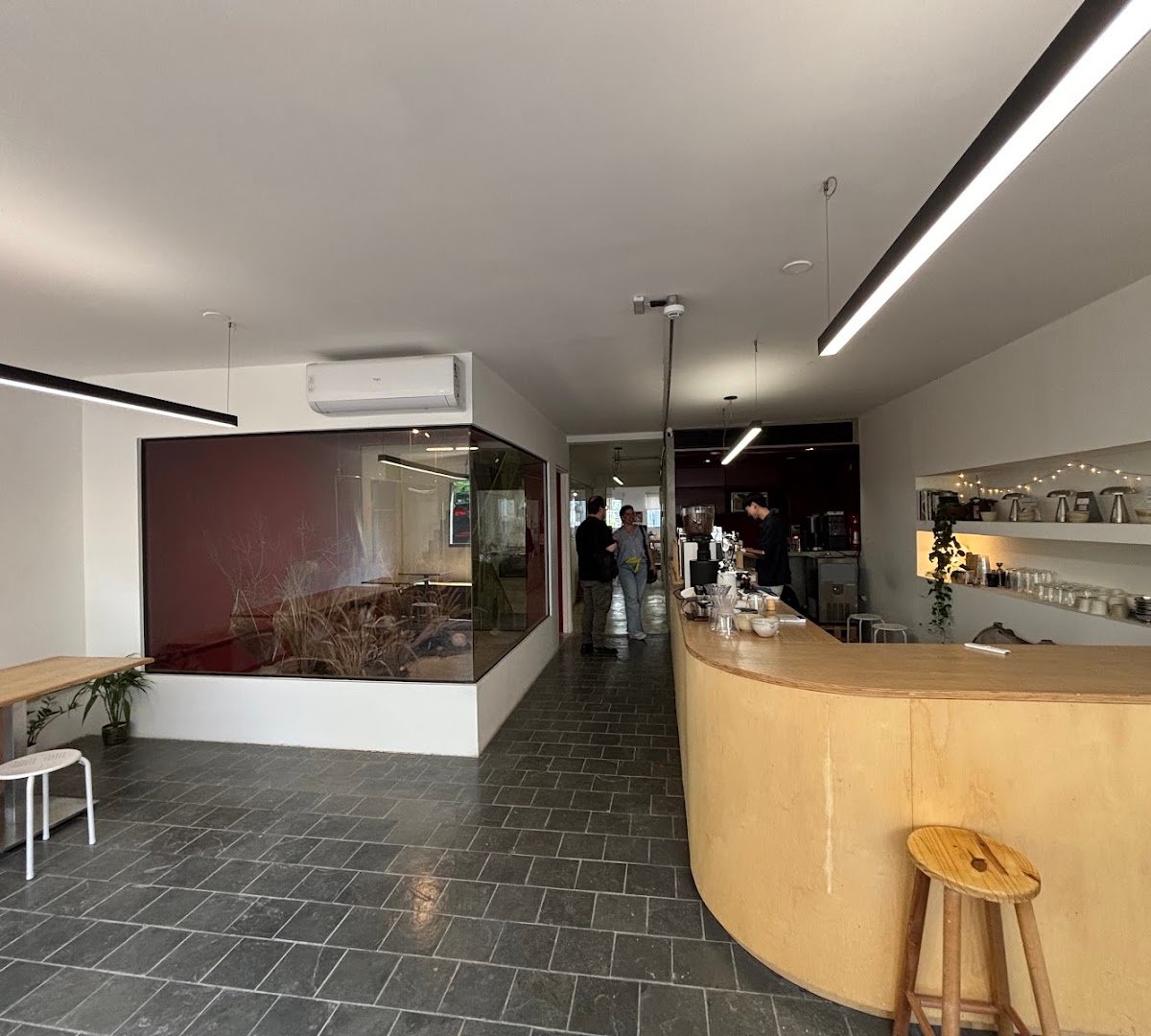 Interior of Kooi Mooa, specialty coffee shop in São Paulo