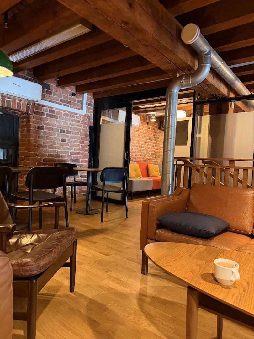 Interior of Johan & Nyström - Kanavaranta, specialty coffee shop in Helsinki