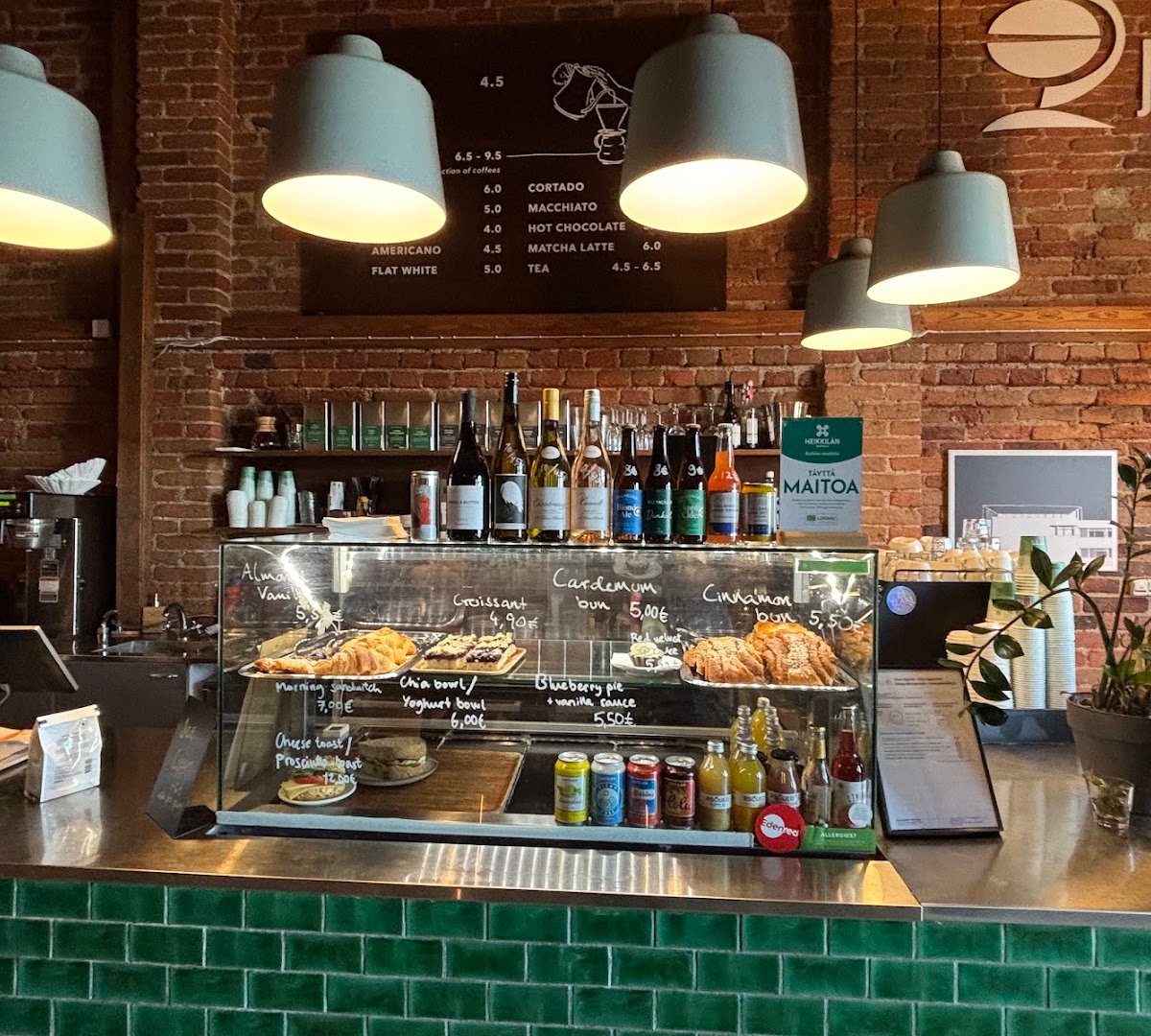 Interior of Johan & Nyström - Kanavaranta, specialty coffee shop in Helsinki