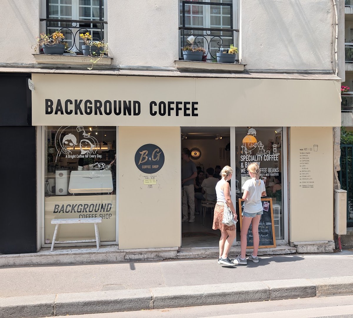 Background coffee specialty coffee shop in Paris - photo 9