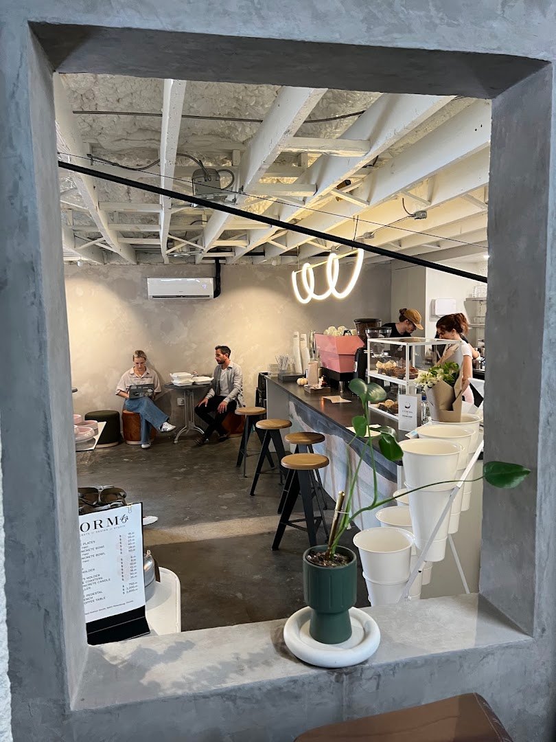 Interior of Coffee Concrete, specialty coffee shop in Tampa-St. Petersburg