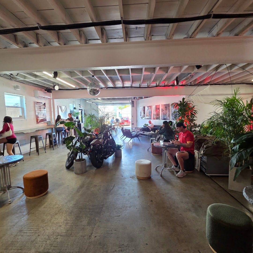 Interior of Coffee Concrete, specialty coffee shop in Tampa-St. Petersburg