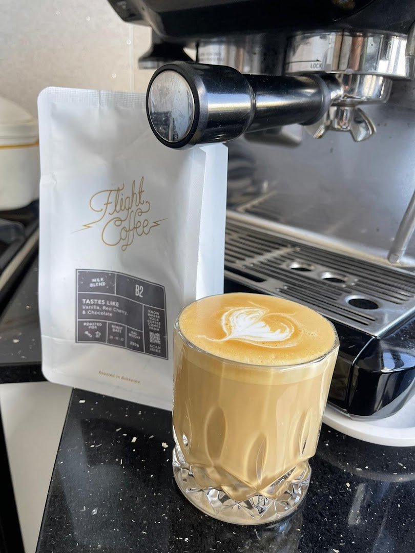 Coffee at Flight Coffee Roastery, specialty coffee shop in Wellington