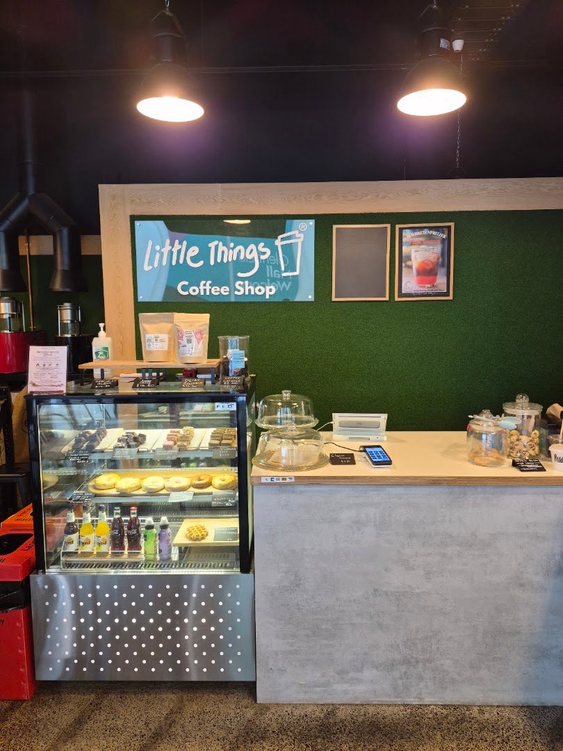 Interior of Little Things Coffee Shop & Micro-Roastery, specialty coffee shop in Auckland