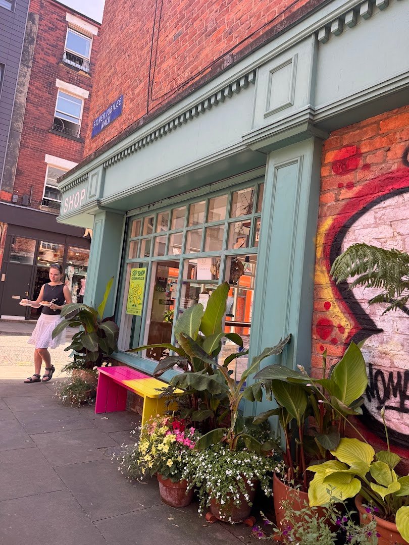 Storefront of Siop Shop, specialty coffee shop in Manchester