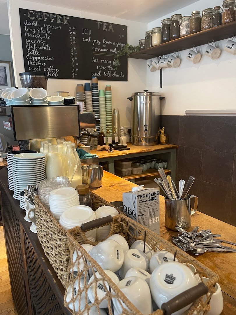 Interior of Leo's Beanery, specialty coffee shop in Edinburgh