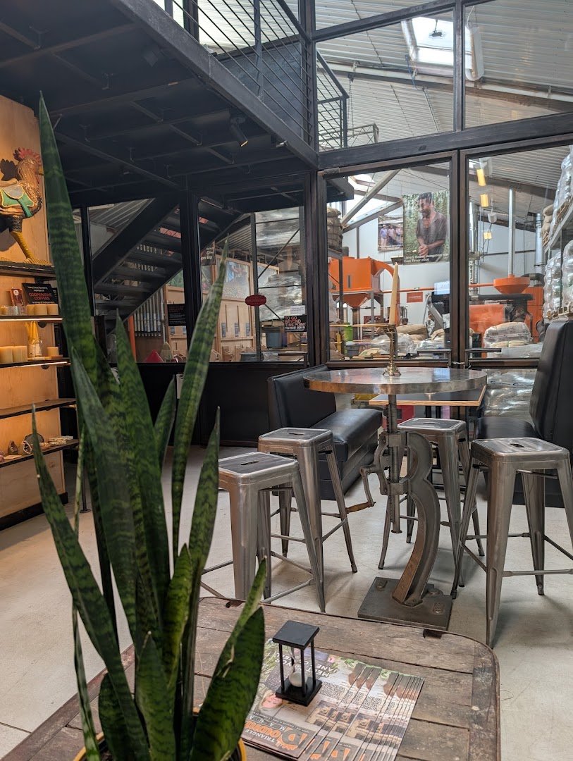 Interior of Larry's Coffee, specialty coffee shop in Raleigh-Durham