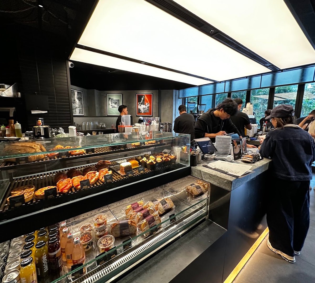 Interior of FINEPRINT, specialty coffee shop in Hong Kong