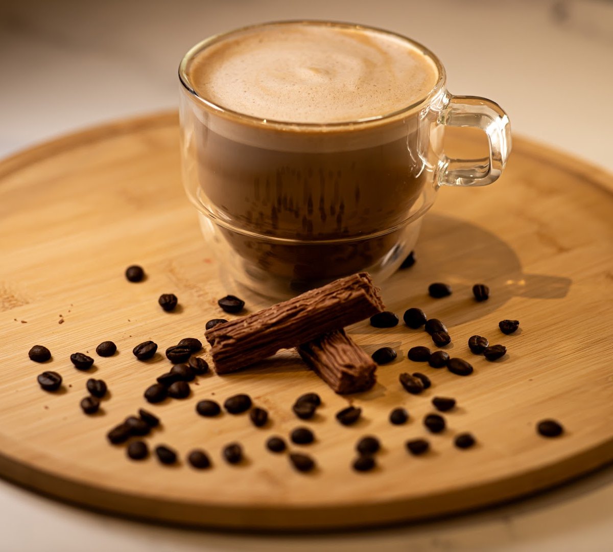 Coffee at Moka & Co, specialty coffee shop in New York