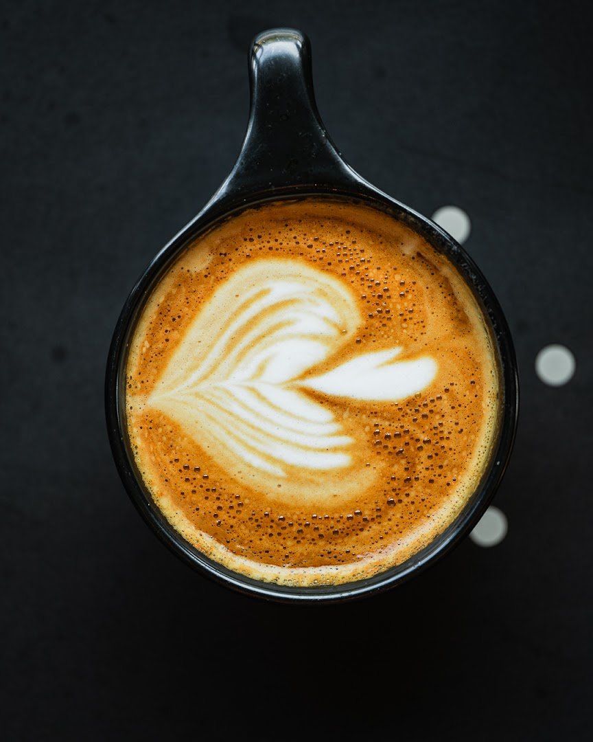 Coffee at Moka & Co, specialty coffee shop in New York