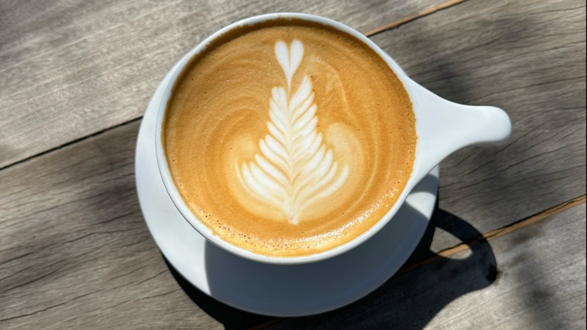 Coffee at Logos Coffee, specialty coffee shop in Salt Lake City