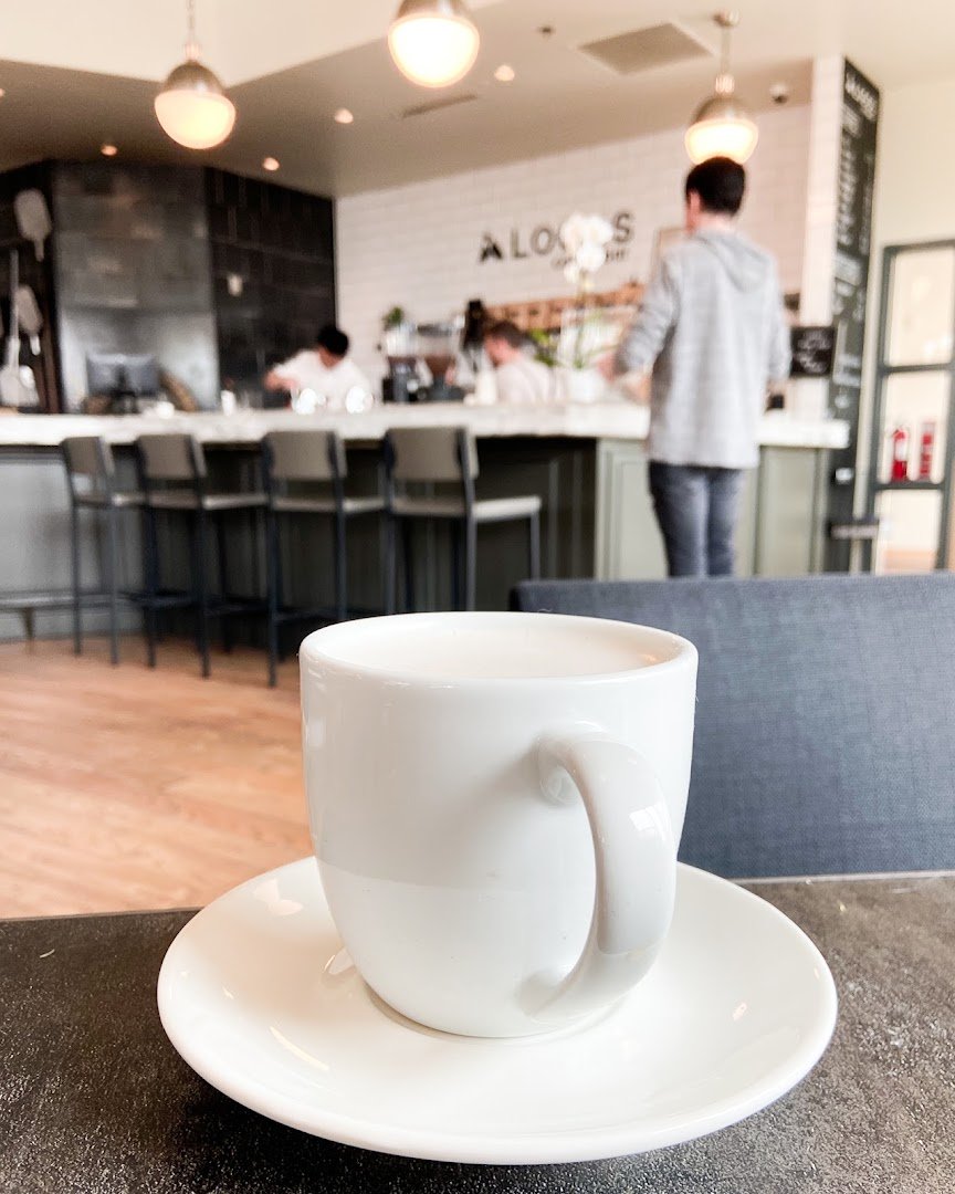 Interior of Logos Coffee, specialty coffee shop in Salt Lake City