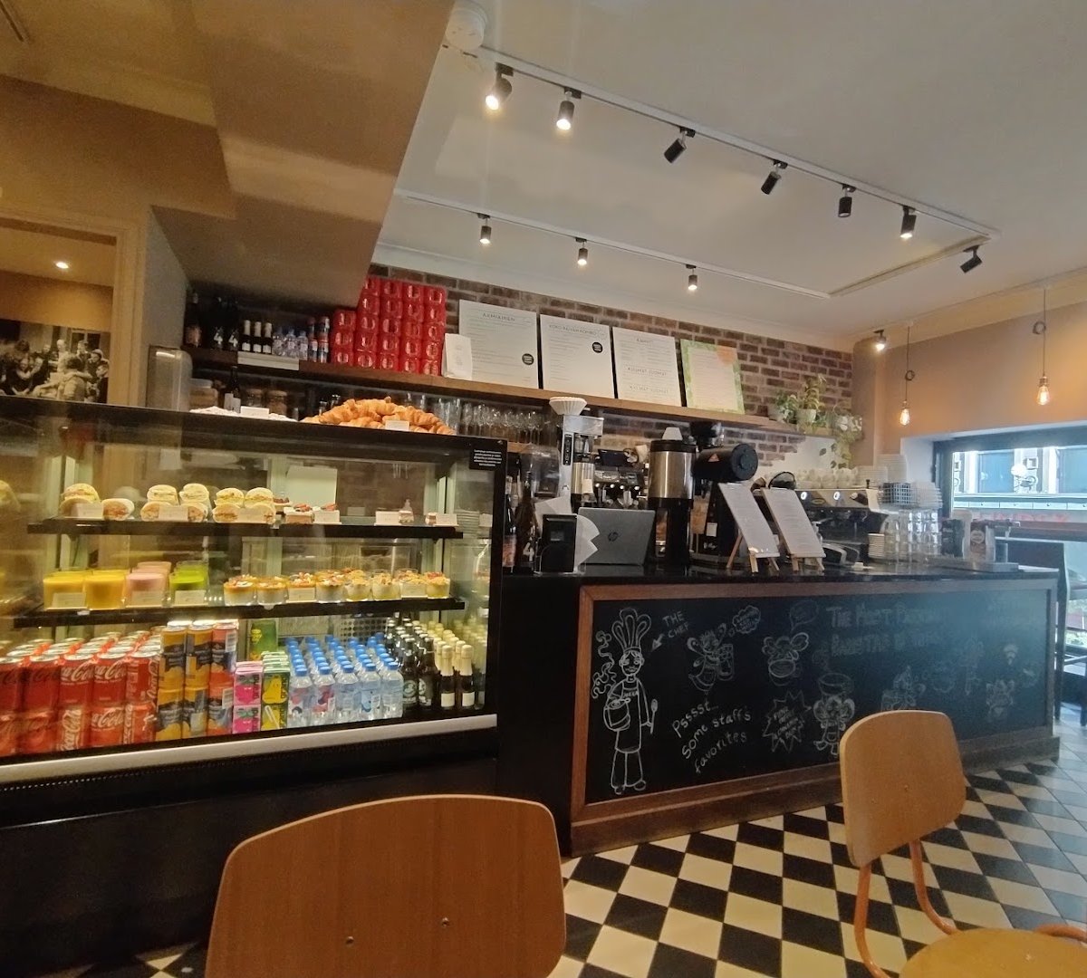Interior of La Torrefazione, specialty coffee shop in Helsinki