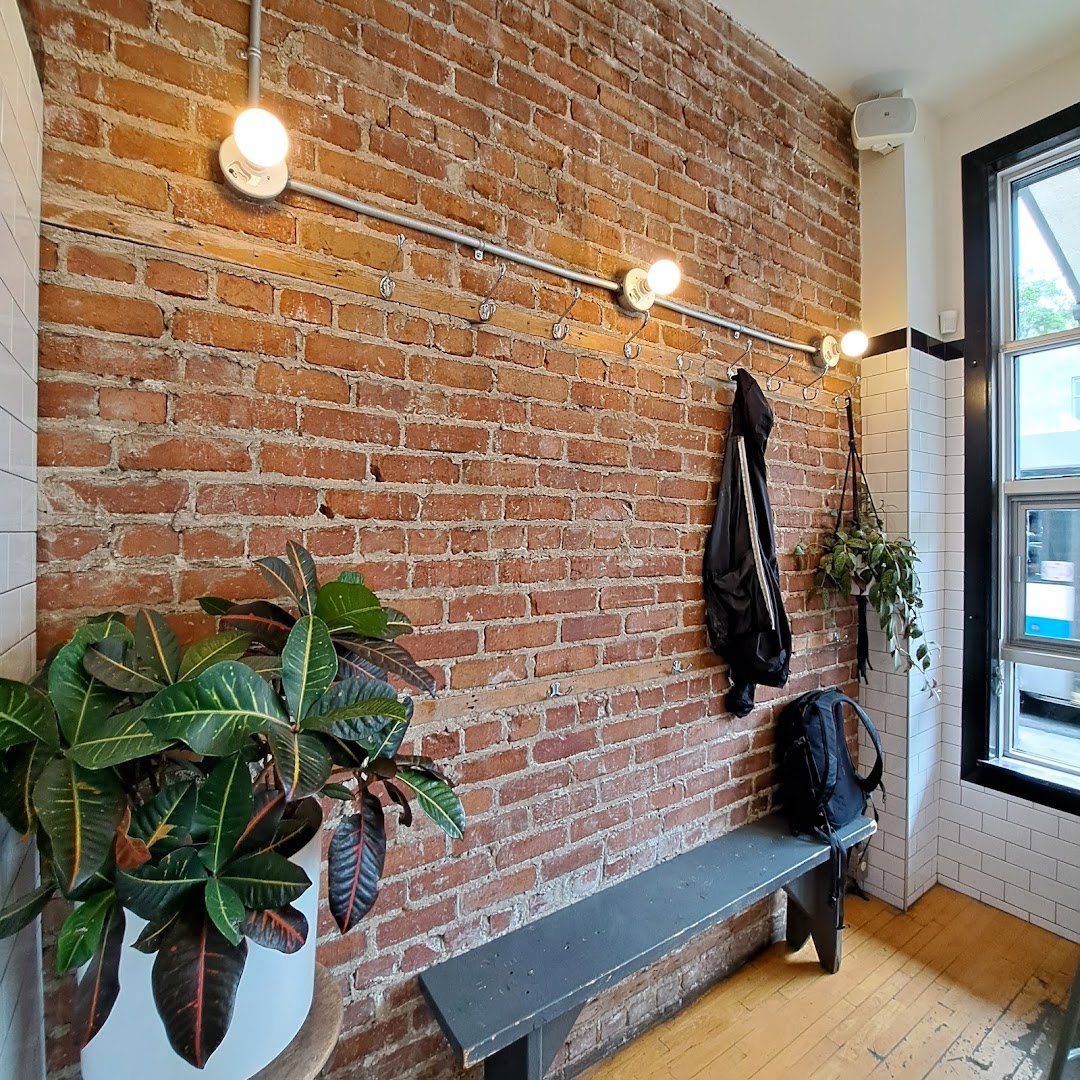 Interior of Café Larue, specialty coffee shop in Montreal