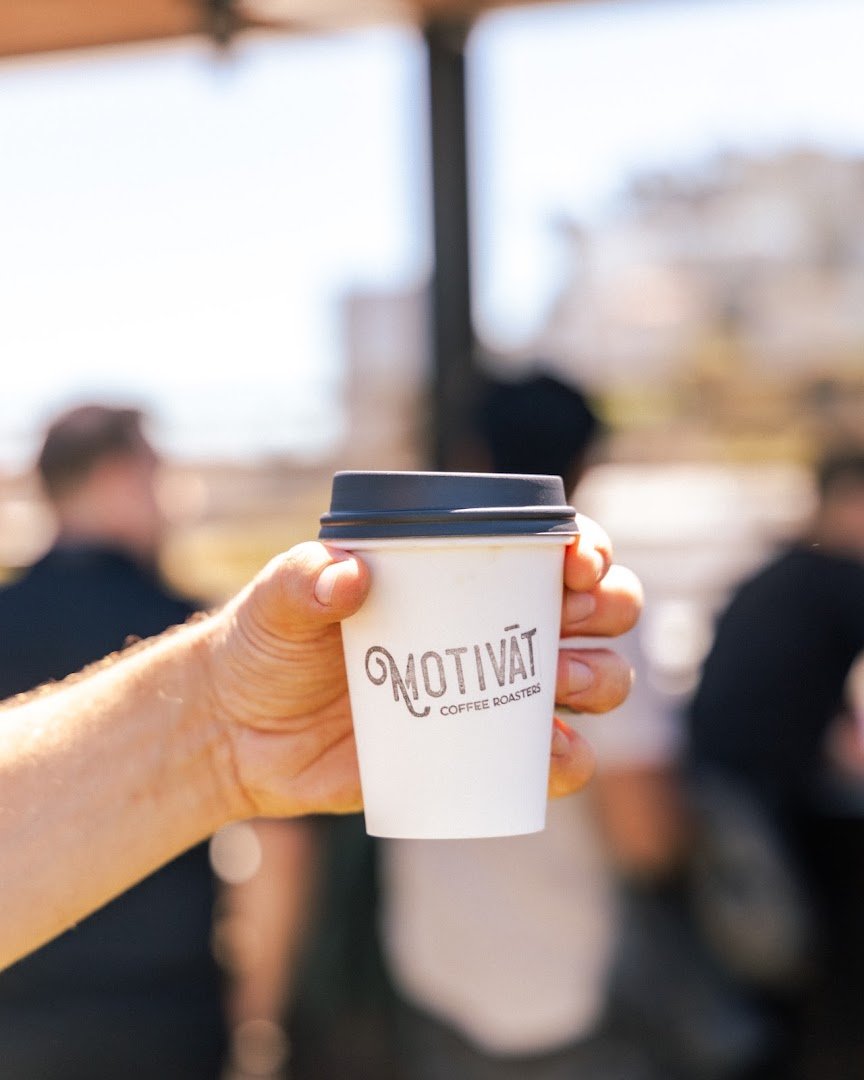 Coffee at Motivāt Coffee Roasters, specialty coffee shop in Oakland