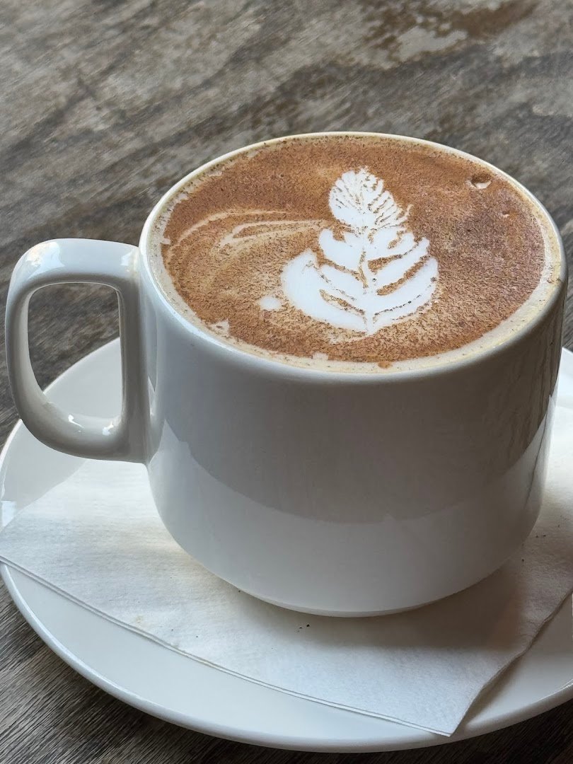 Coffee at Kaffeine Coffee Company, specialty coffee shop in Indianapolis