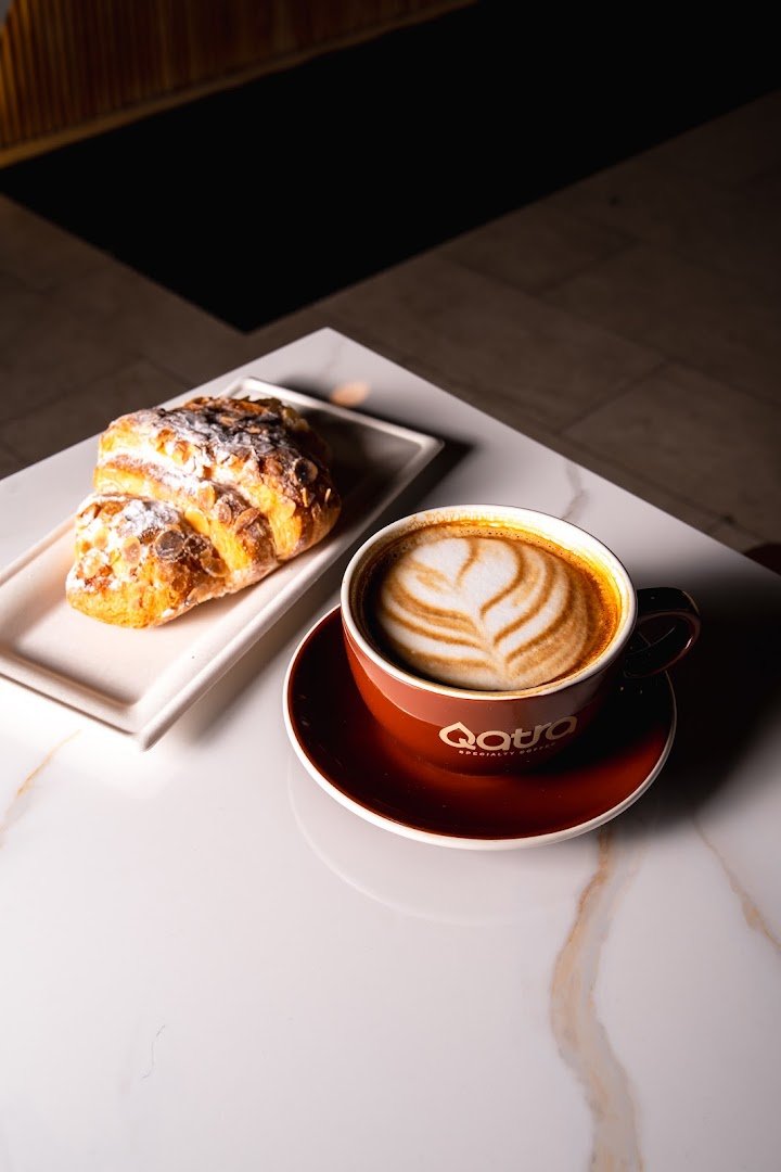 Coffee at Qatra Specialty Coffee, specialty coffee shop in San Antonio