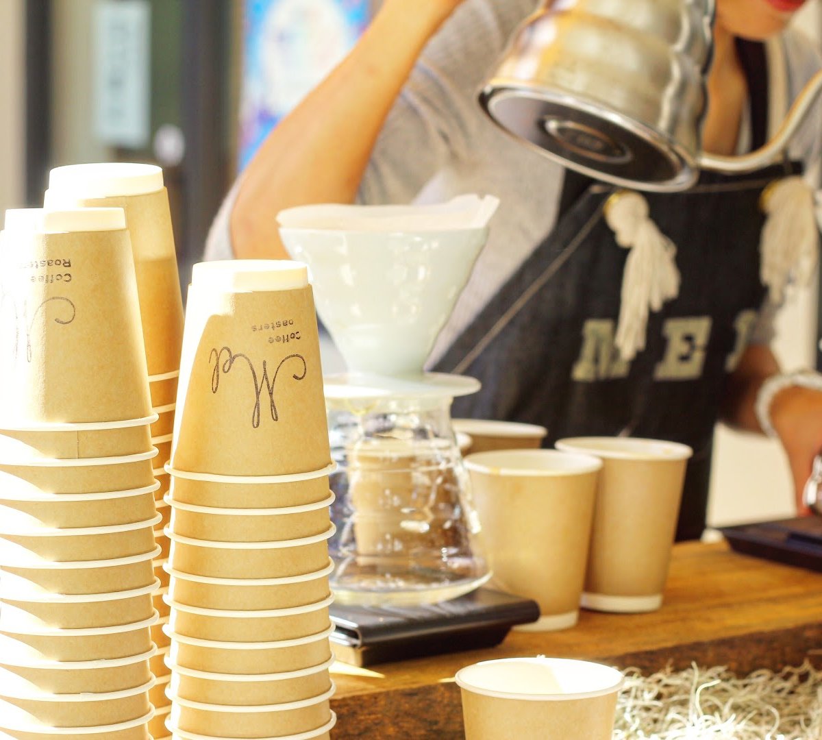 Coffee at Mel Coffee Roasters, specialty coffee shop in Osaka