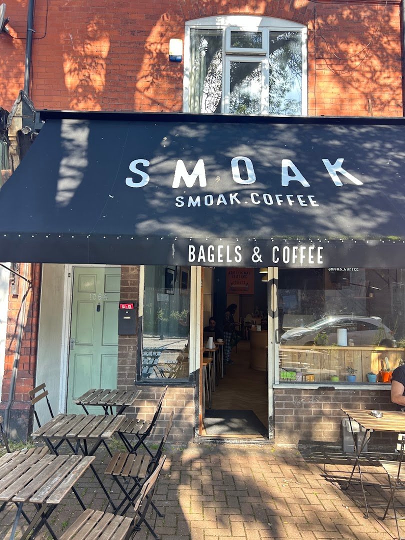 Storefront of SMOAK Coffee - Chorlton, specialty coffee shop in Manchester