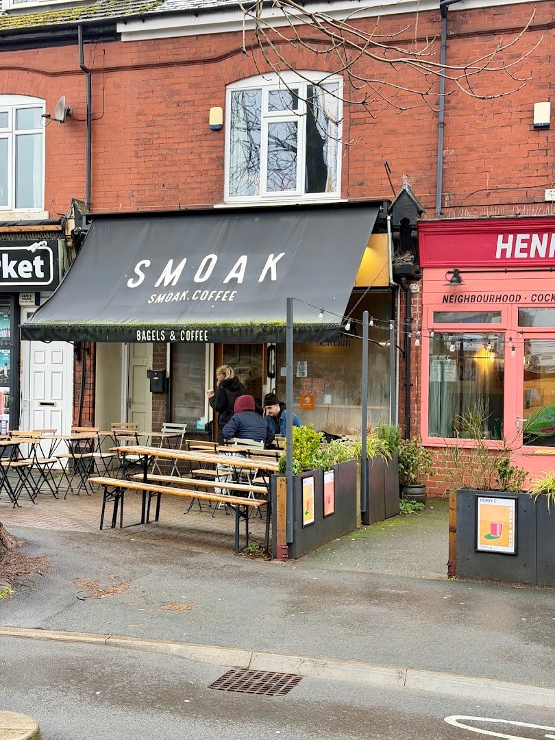 Storefront of SMOAK Coffee - Chorlton, specialty coffee shop in Manchester