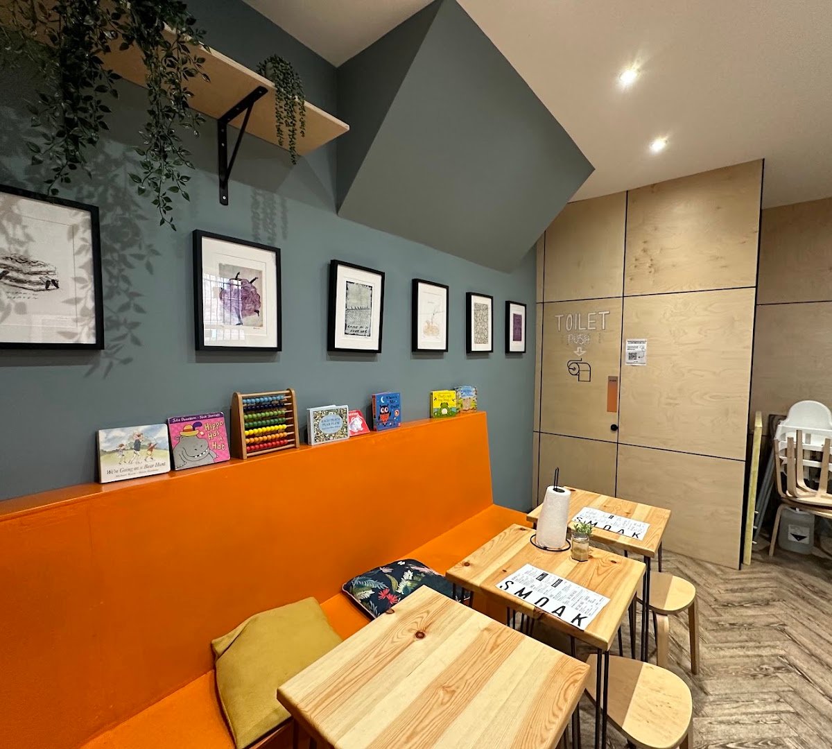 Interior of SMOAK Coffee - Chorlton, specialty coffee shop in Manchester