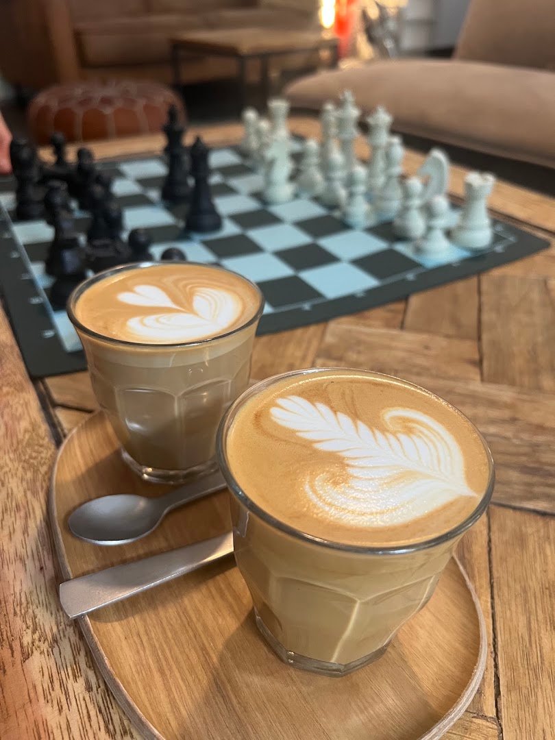 Coffee at Version Coffee, specialty coffee shop in Prague