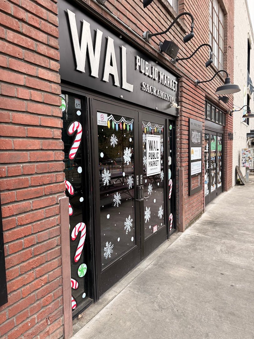 Storefront of Twin Snakes Coffee, specialty coffee shop in Sacramento