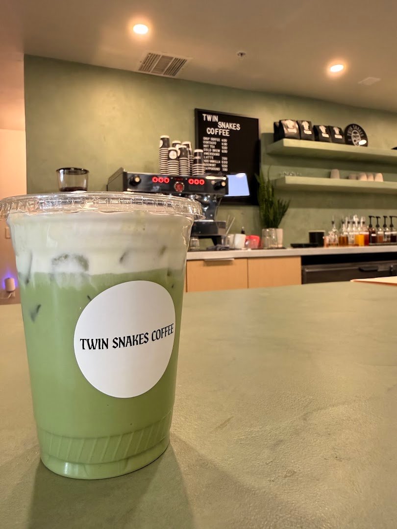 Coffee at Twin Snakes Coffee, specialty coffee shop in Sacramento
