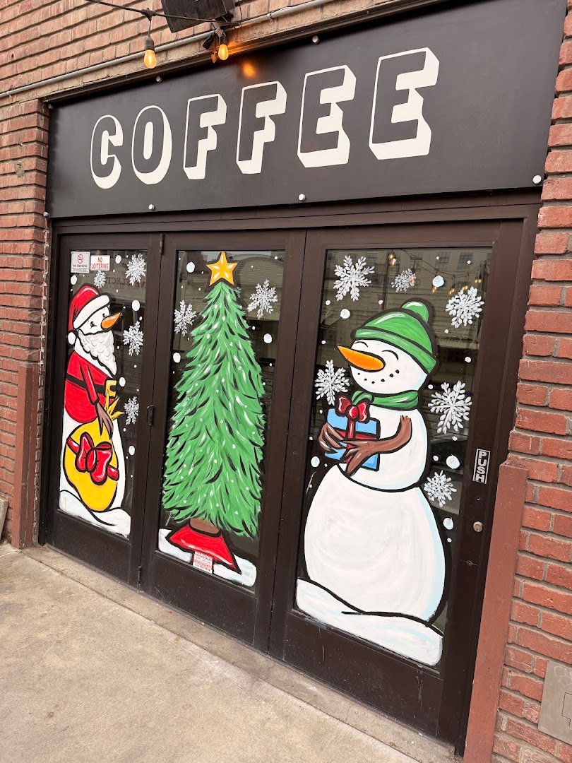 Signage at Twin Snakes Coffee, specialty coffee shop in Sacramento