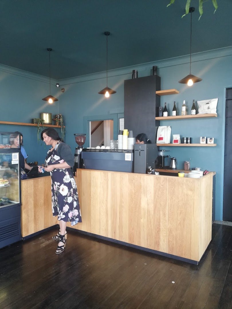 Interior of SEABREEZE, specialty coffee shop in Auckland