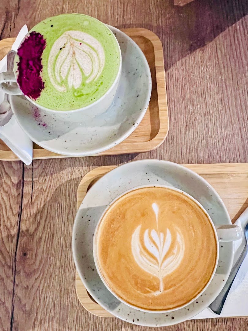 Coffee at 21 Coffee, specialty coffee shop in Prague