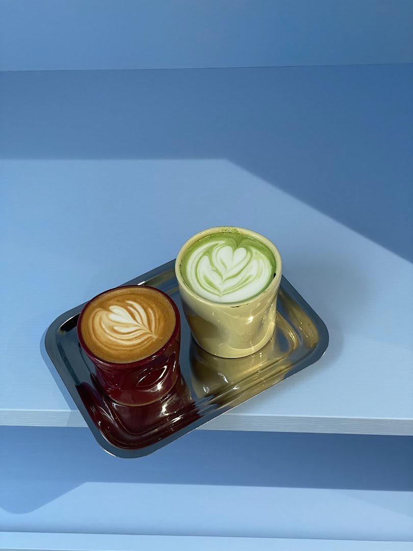 Coffee at Ademi shop & café, specialty coffee shop in Prague