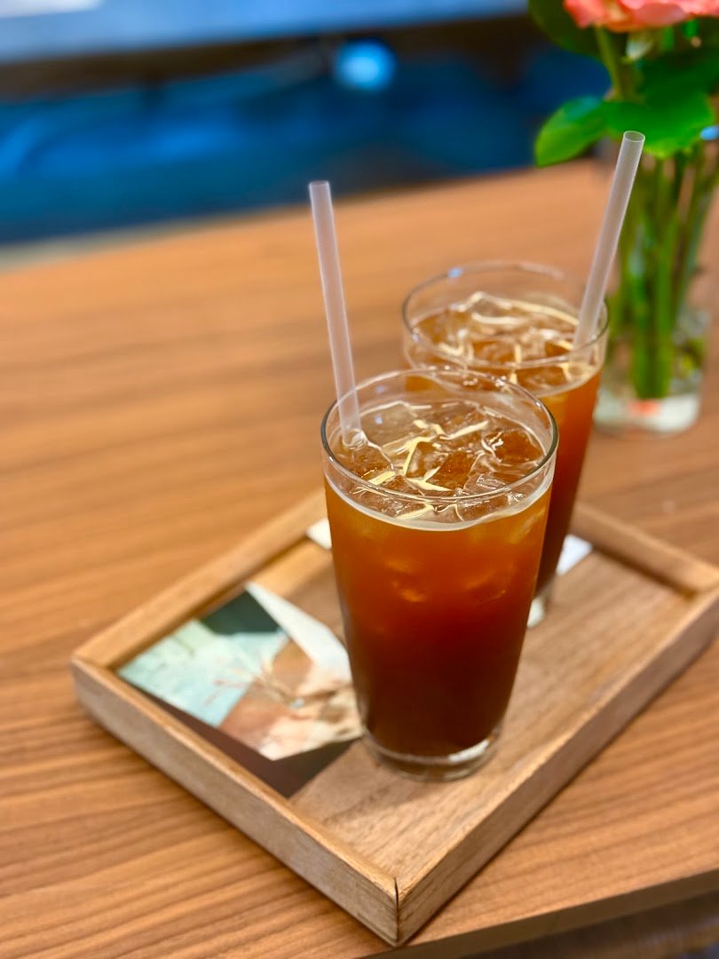 Coffee at Travertine Coffee, specialty coffee shop in Seoul