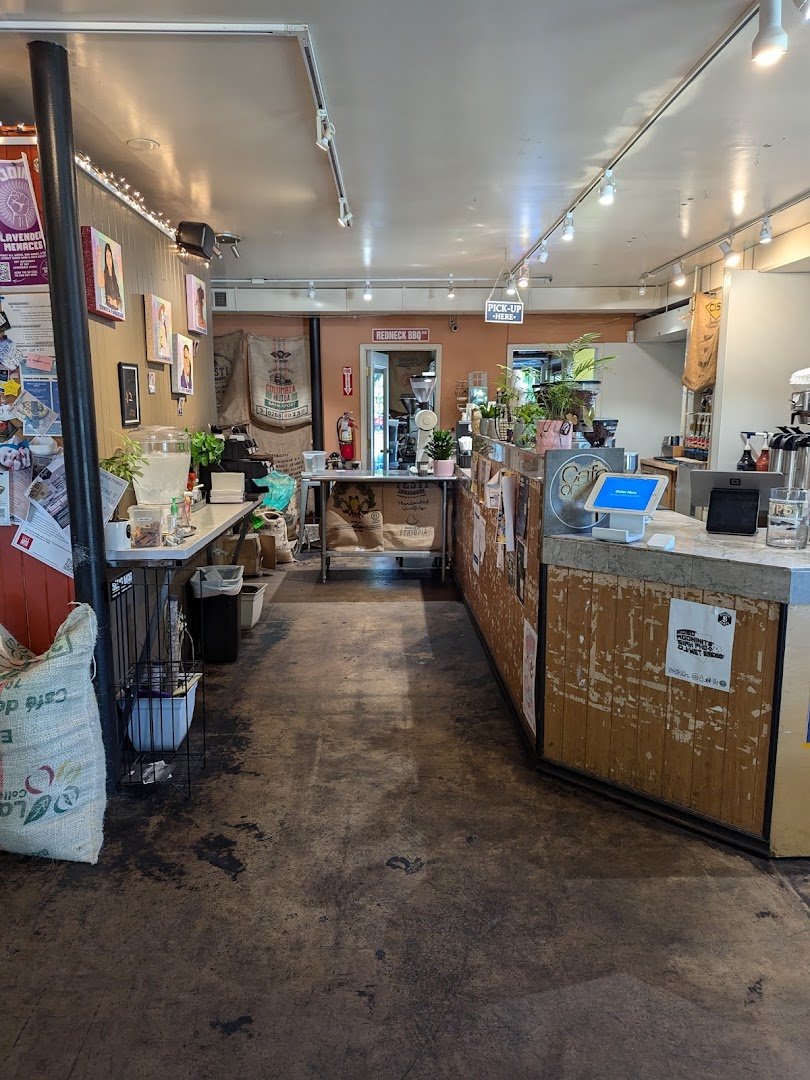 Interior of Café on 1st, specialty coffee shop in Salt Lake City