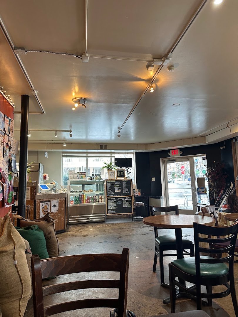 Interior of Café on 1st, specialty coffee shop in Salt Lake City