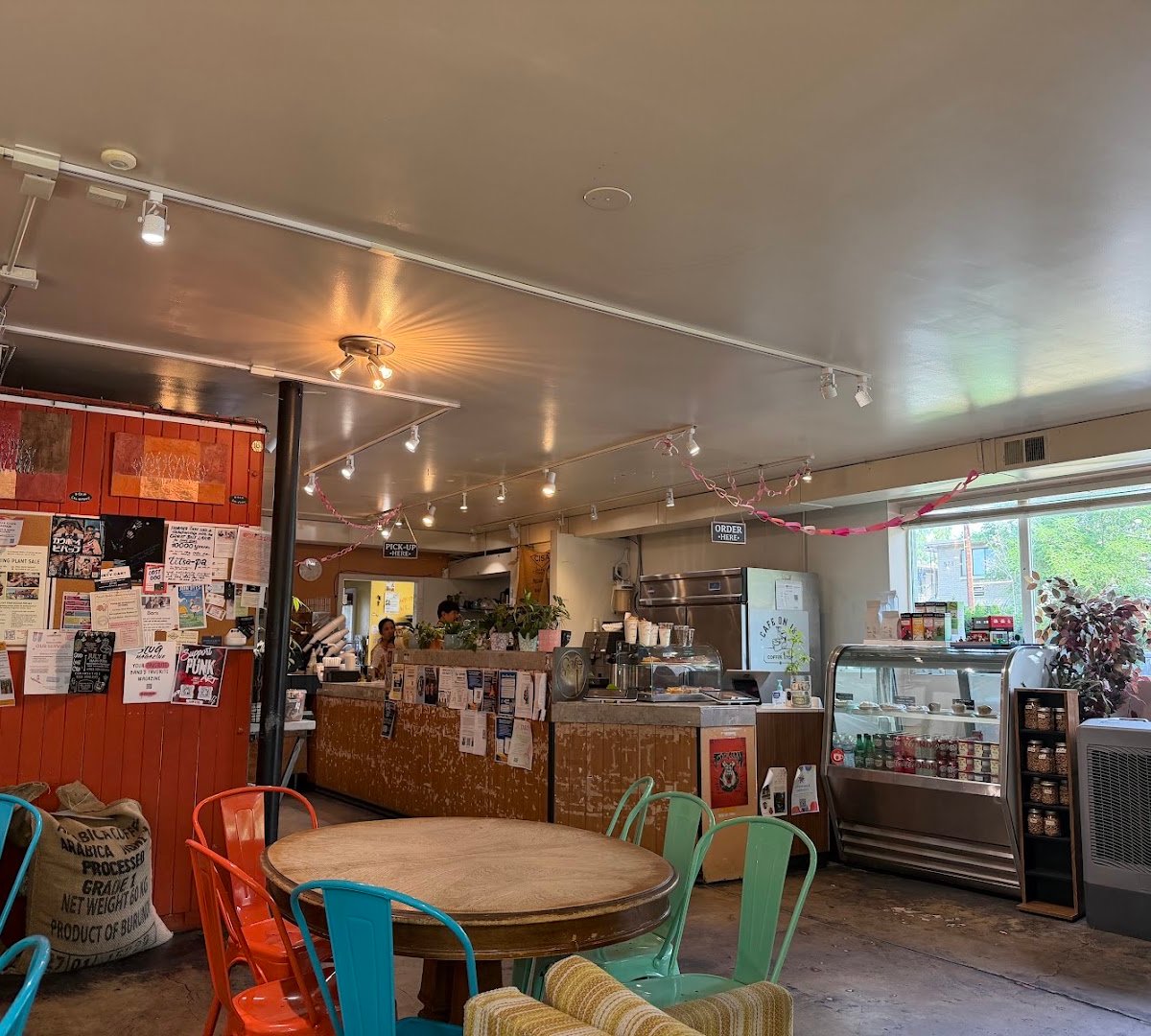 Interior of Café on 1st, specialty coffee shop in Salt Lake City