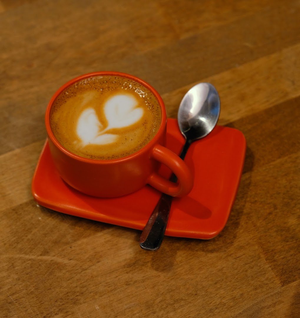 Coffee at Secret Coffee, specialty coffee shop in New York