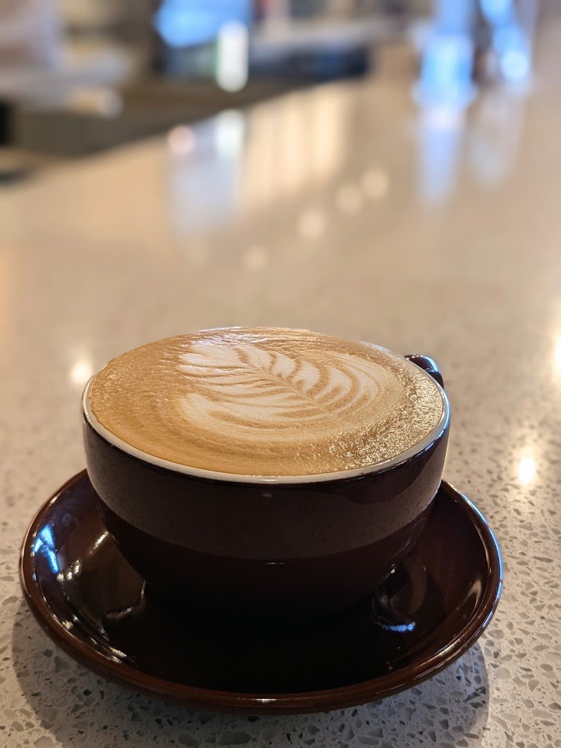 Coffee at Top Out Cafe, specialty coffee shop in Indianapolis