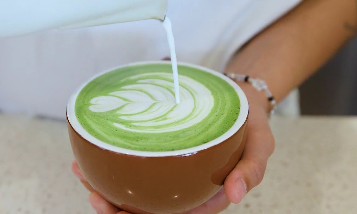 Coffee at Top Out Cafe, specialty coffee shop in Indianapolis