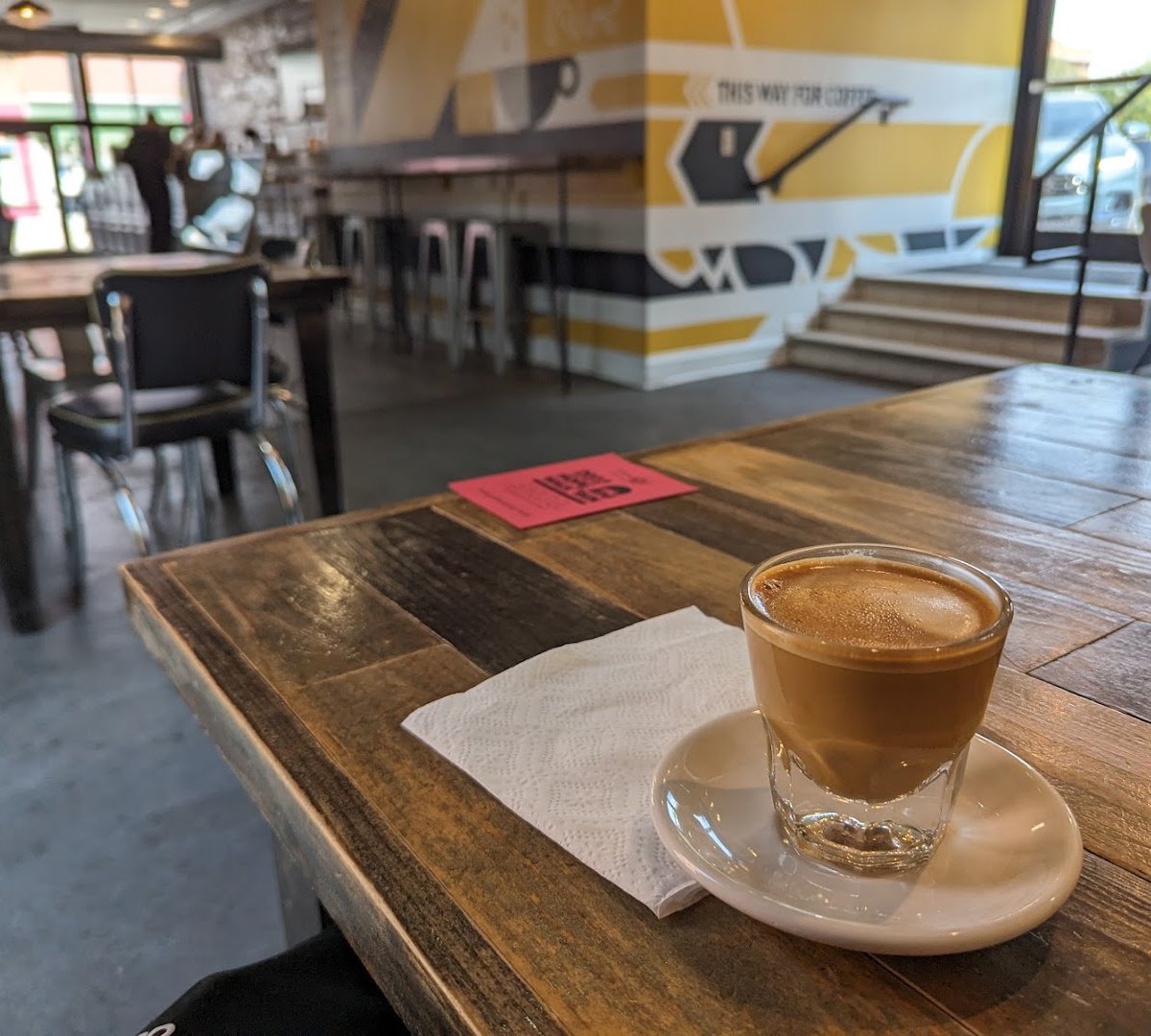 Coffee at Hardy Coffee Co., specialty coffee shop in Omaha