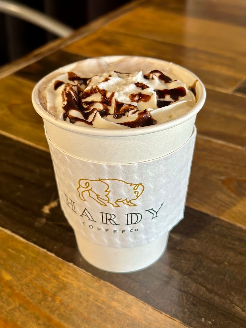 Coffee at Hardy Coffee Co., specialty coffee shop in Omaha